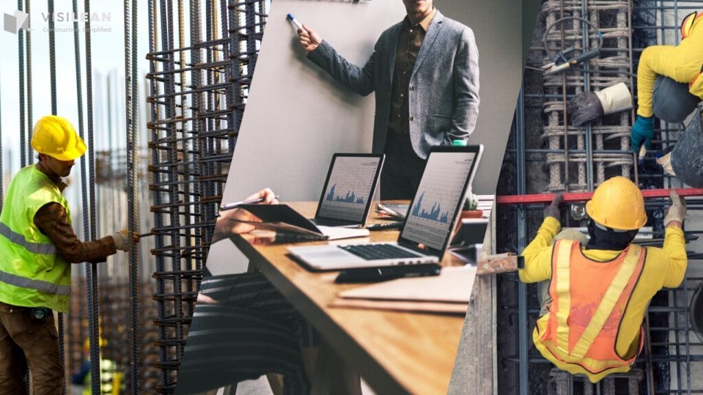 Construction model and blueprints for cost estimation course.